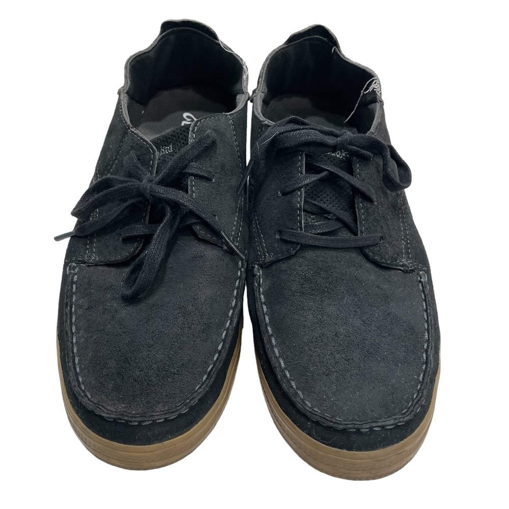 Olukai Pahono Men's Lace ups Size US 11/EU 44 Black suede leather EUC